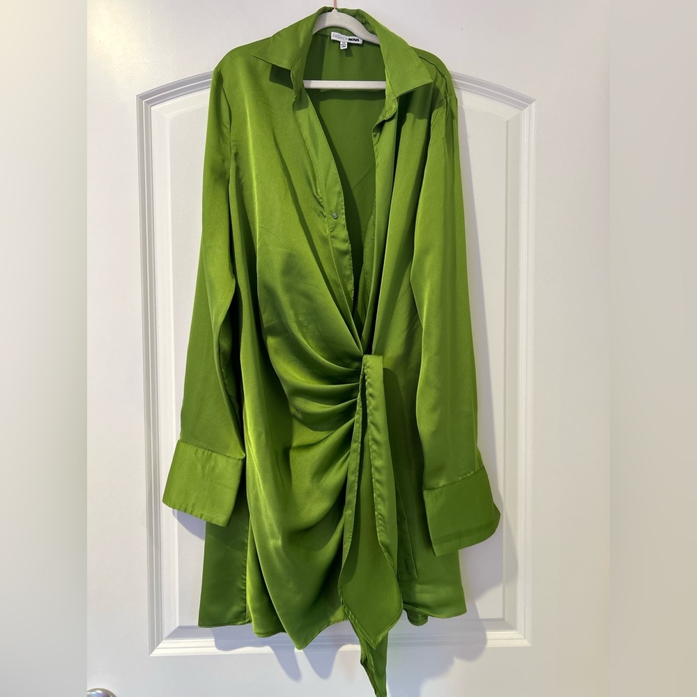 Fashion nova silk dress